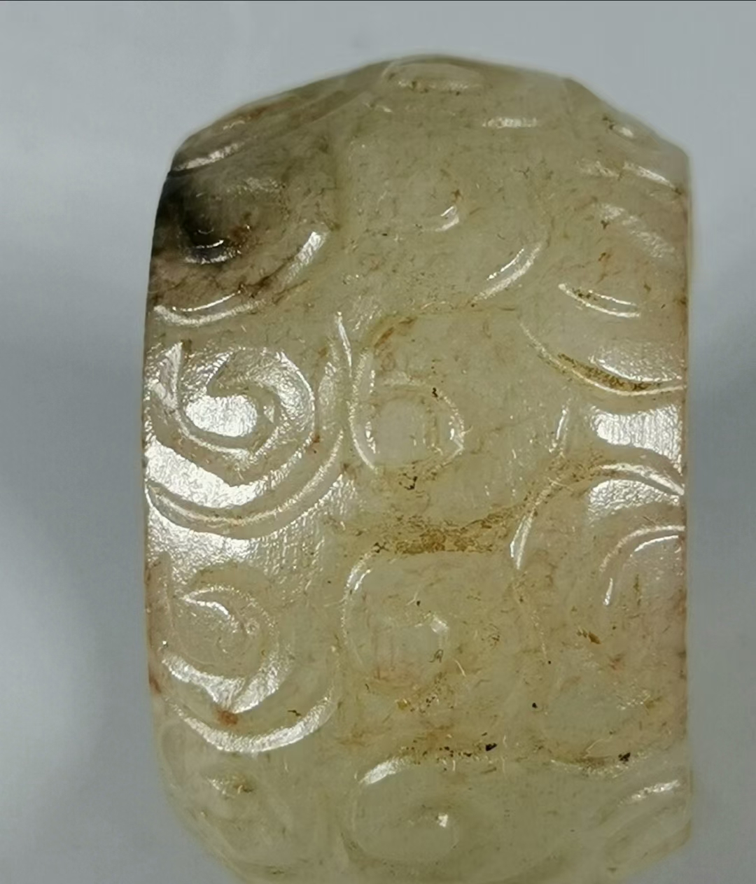 老玉件!风化明显细腻,包浆油润!磨损到位!细节如图!尺寸看图!