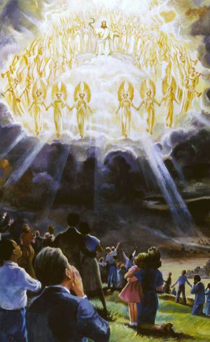 这天国的福音要传遍天下,向万民作见证,然后结局才来到