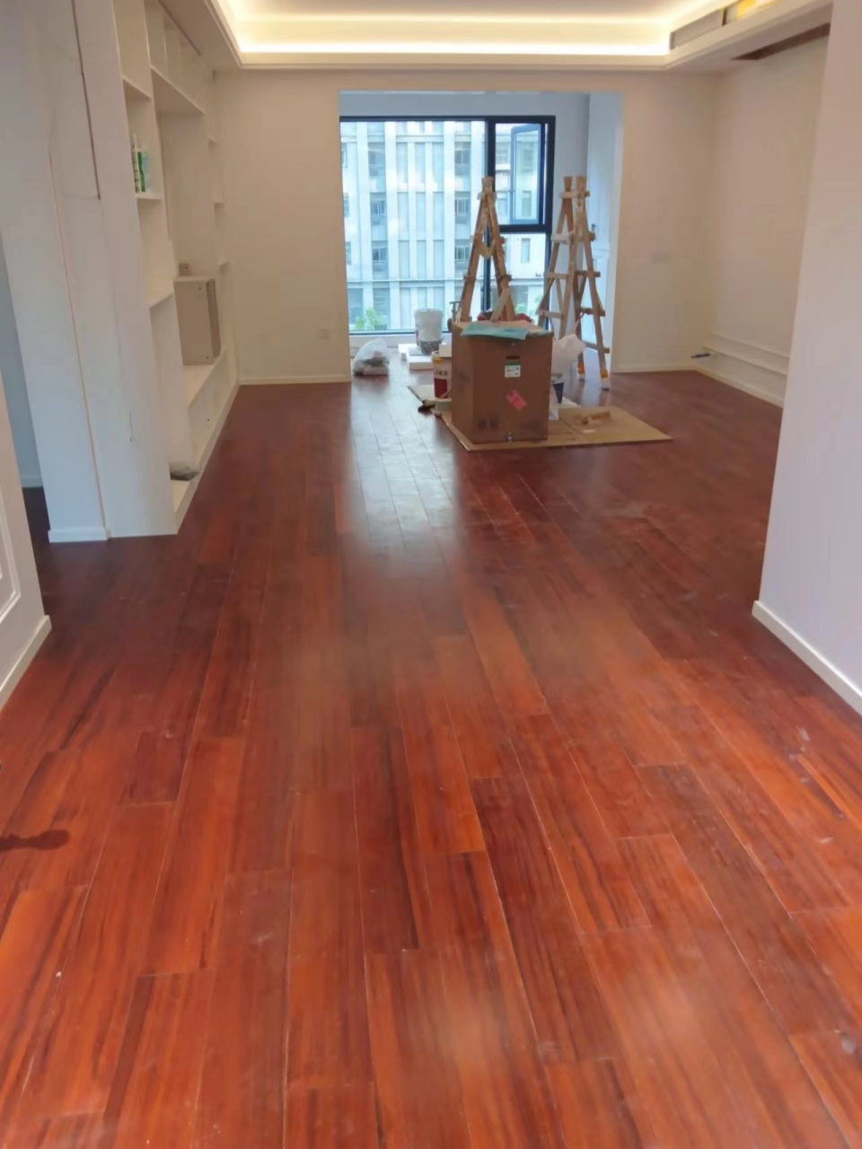 新家初体验,从毛坯到精装,每一步都充满期待这款圆盘豆实木地板是一种