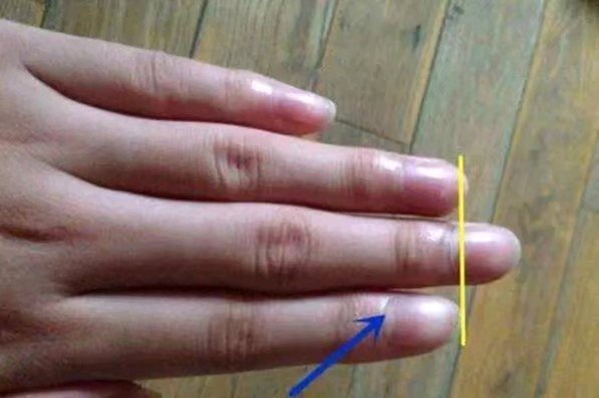 中指代表着一个人的权利和富贵,这个手指