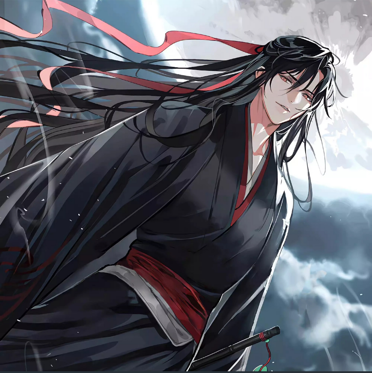 真不愧是世家排名第四的夷陵老祖,简直帅我一脸#魔道祖师# #漫画