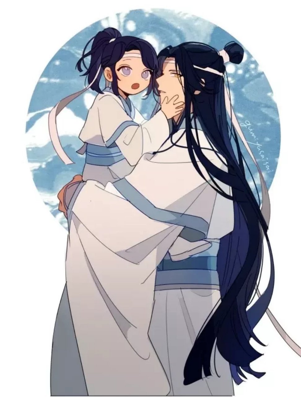 阿苑&思追  画师:gumiyasaisai #二次元# #魔道祖师