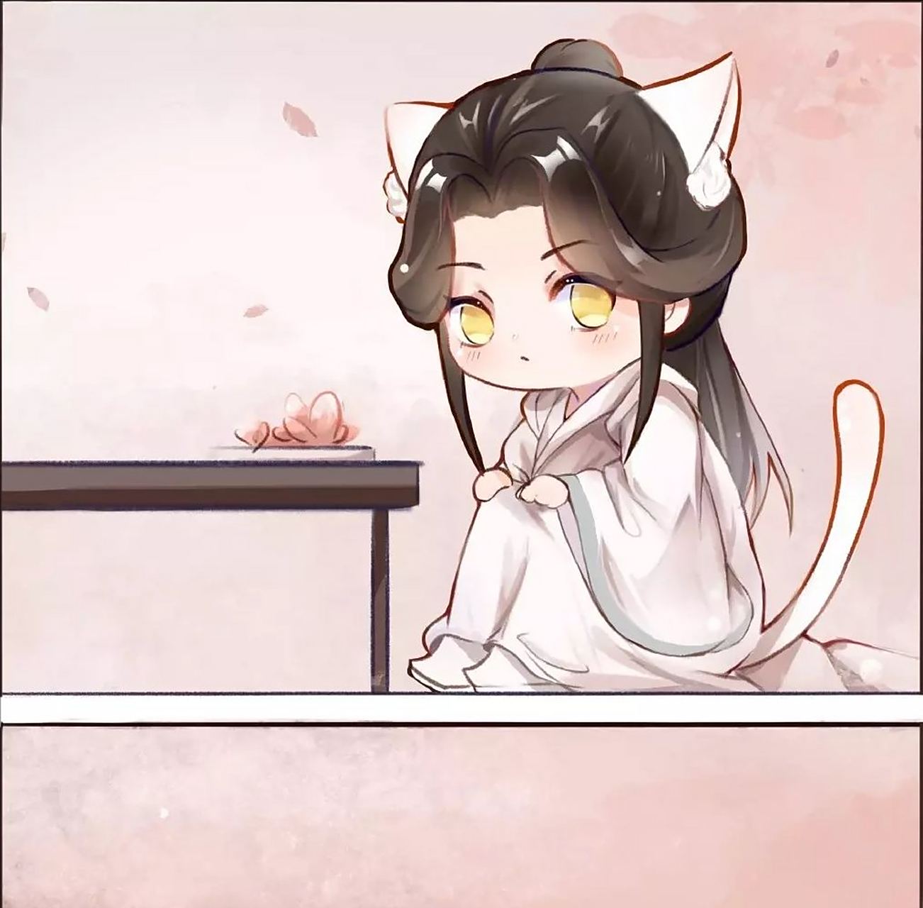 0时期猫宁的区别#二哈和他的白猫师尊# #漫画