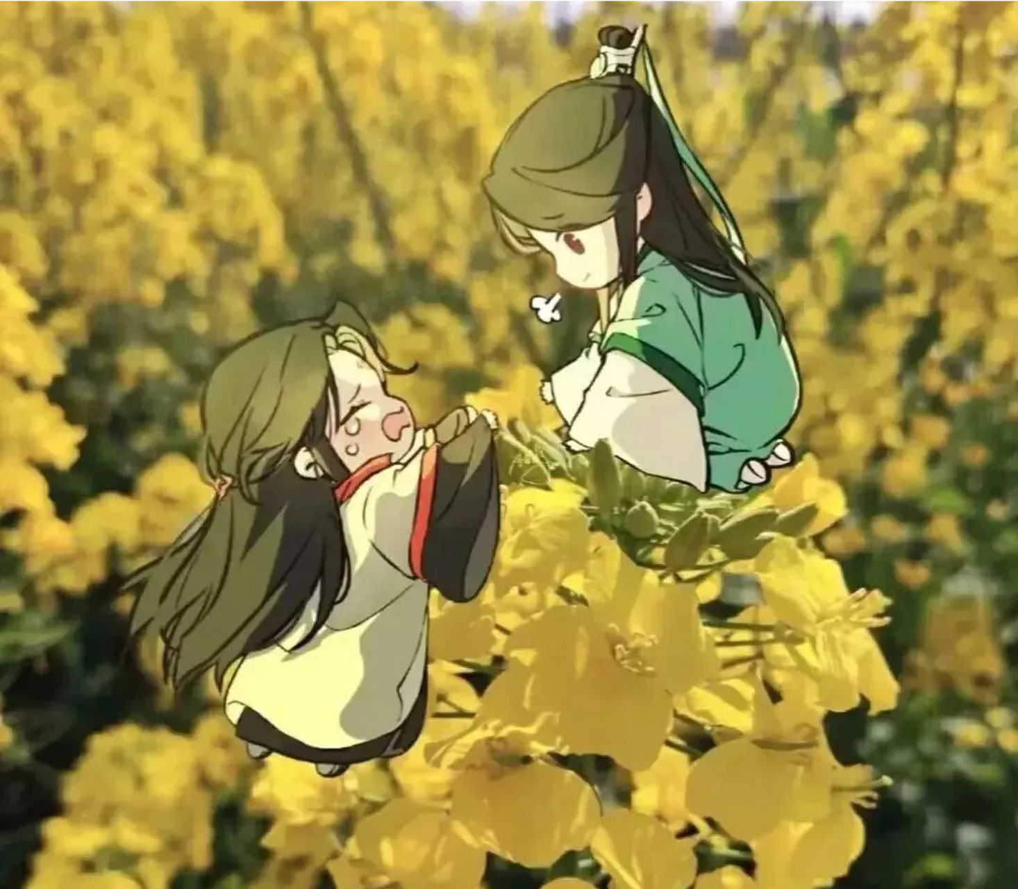 有一只小蜜蜂哭着要抱抱#渣反