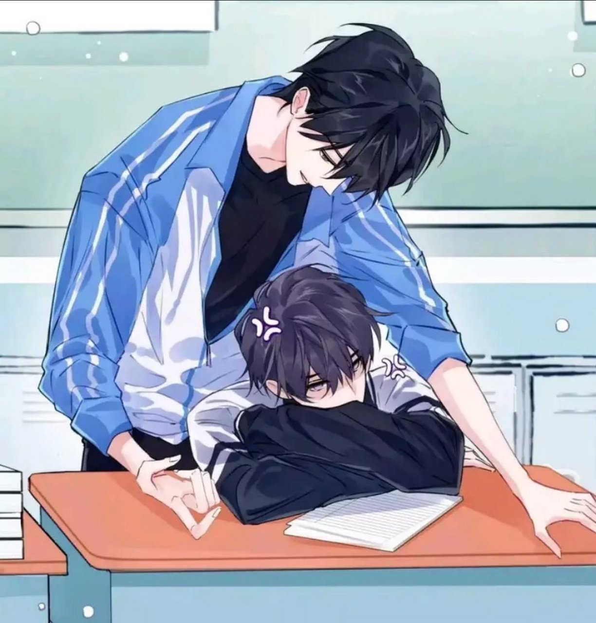 这个小朋友怎么长这么小呢?!#伪装学渣# #漫画#