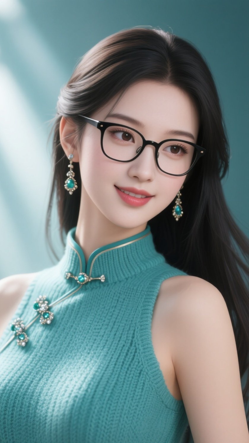 哇,这位小姐姐戴眼镜也太有气质了吧!