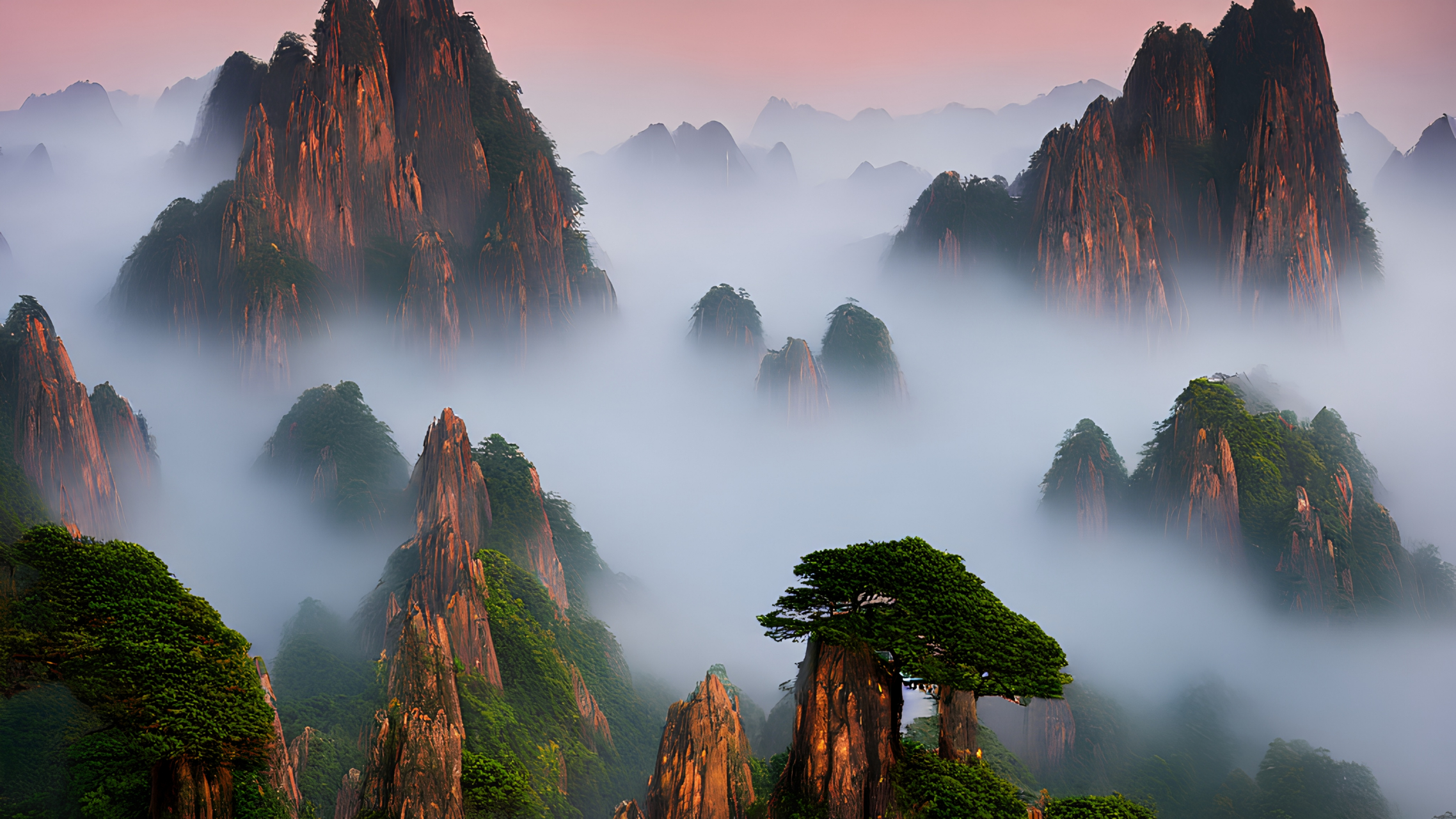 如画一般的名山--黄山#治愈系风景
