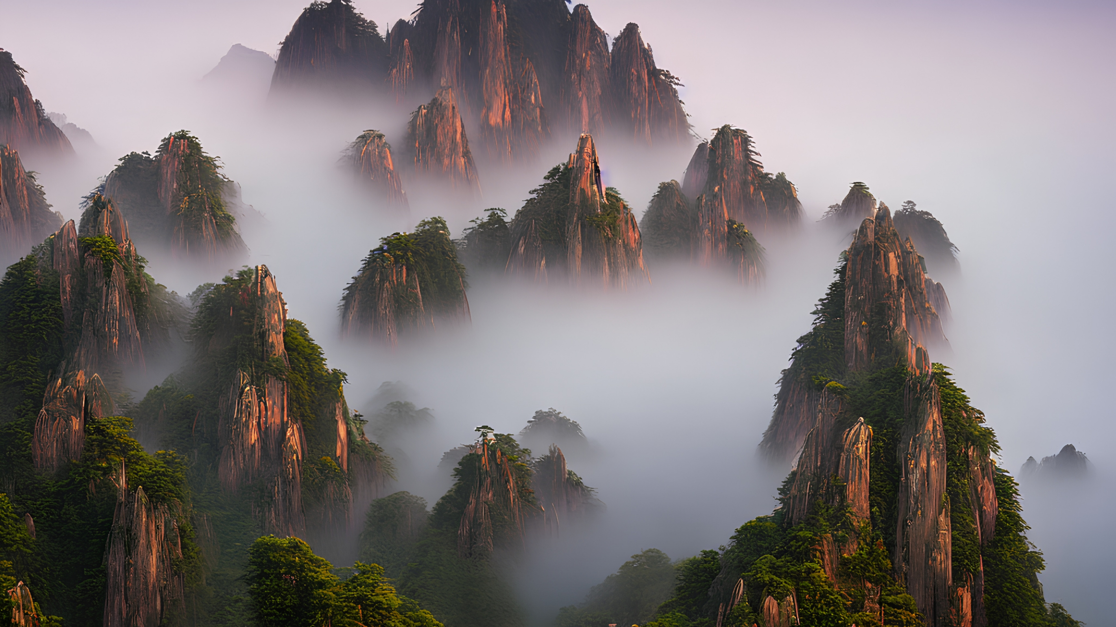 如画一般的名山--黄山#治愈系风景