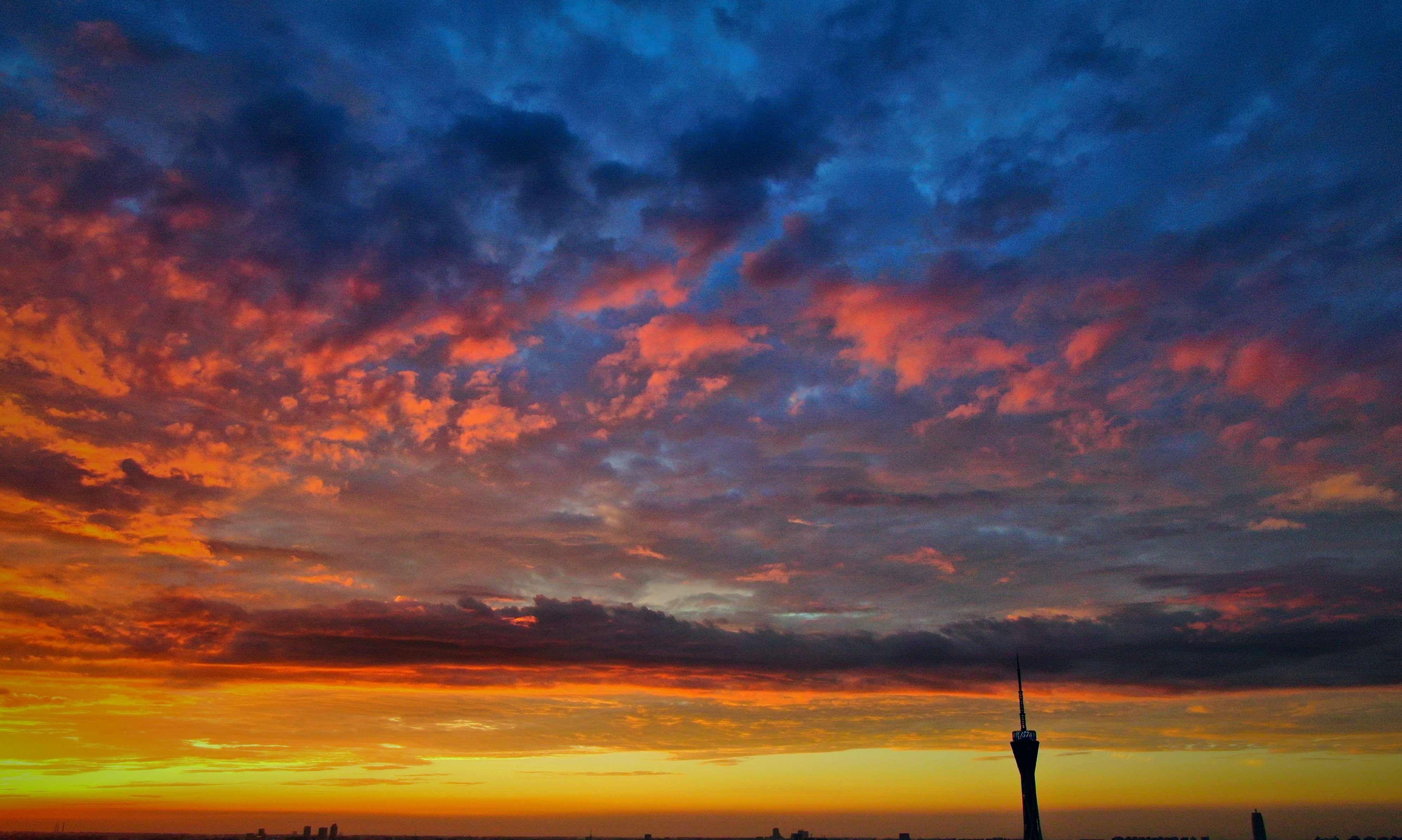 郑州的晚霞犹美