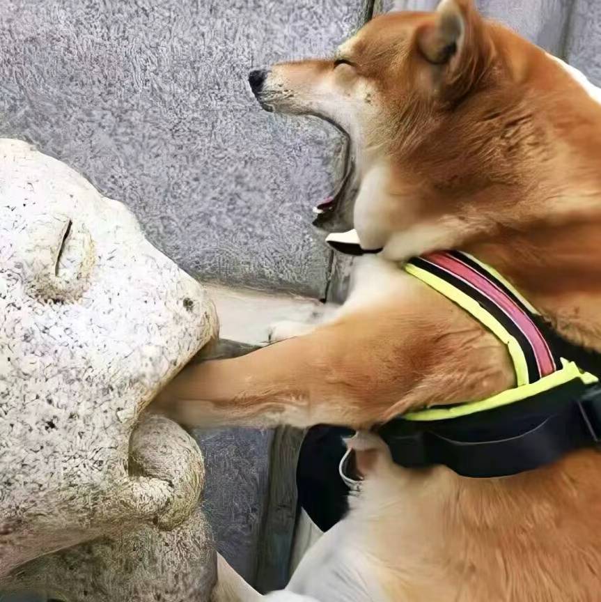 好活力,打个哈欠就工作!