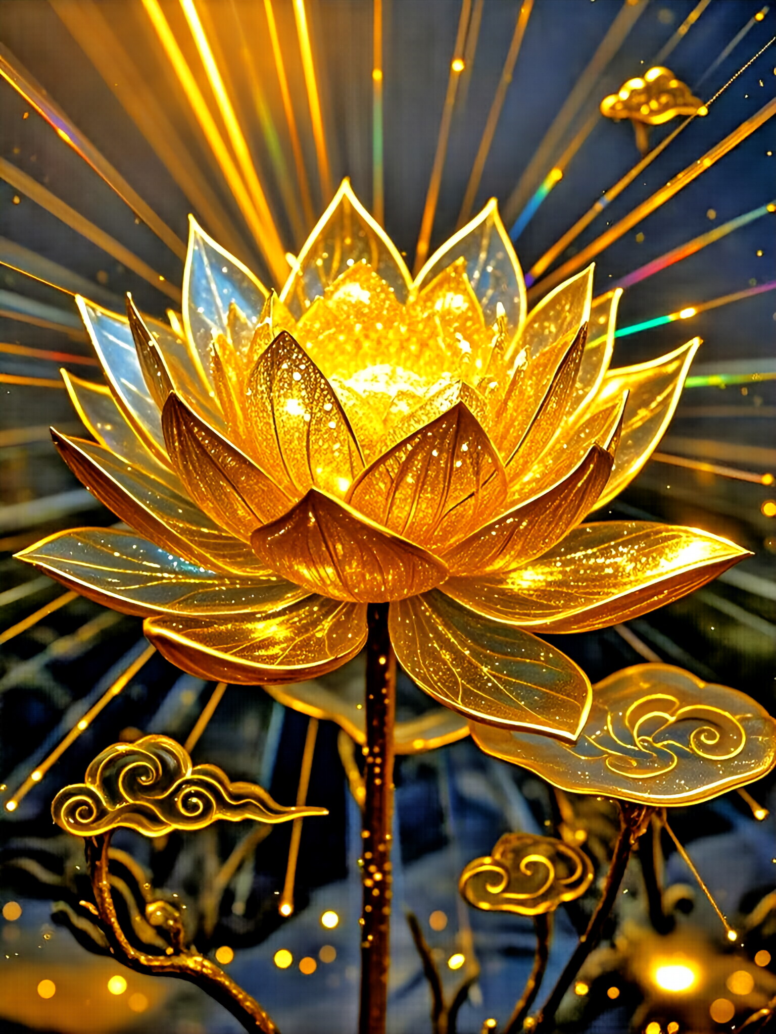 感觉它要带着我去往天堂呢!#原创ai美图分享# #热点引擎计划