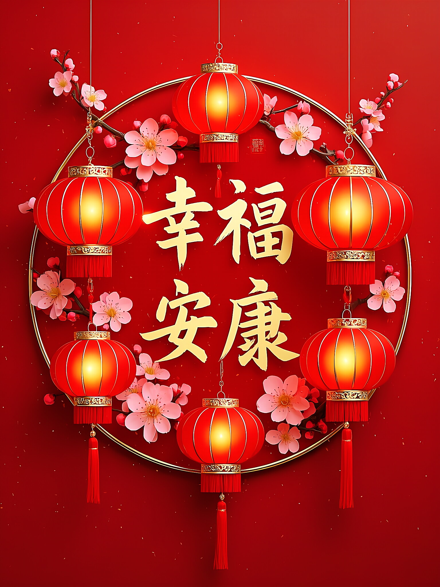 幸福安康岁岁平安#原创ai美图分享# #热点引擎计划