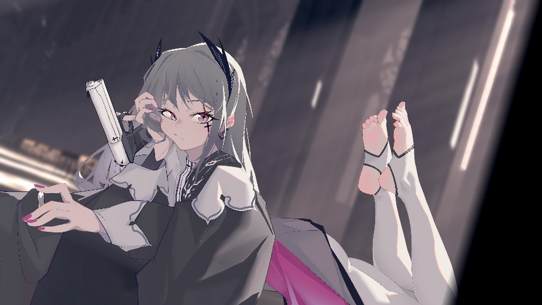 今日裸足# #明日方舟#  作者pixiv:sexmiss