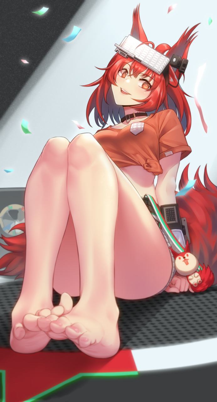 今日裸足# #明日方舟#  焰尾 作者:山内公 