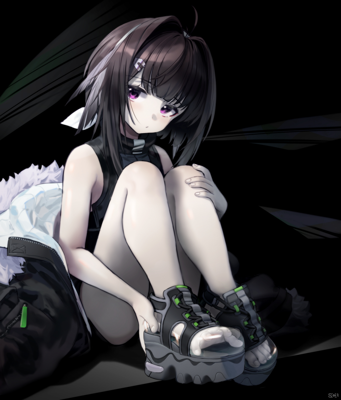 明日方舟# #今日裸足#  作者pixiv:maka_c