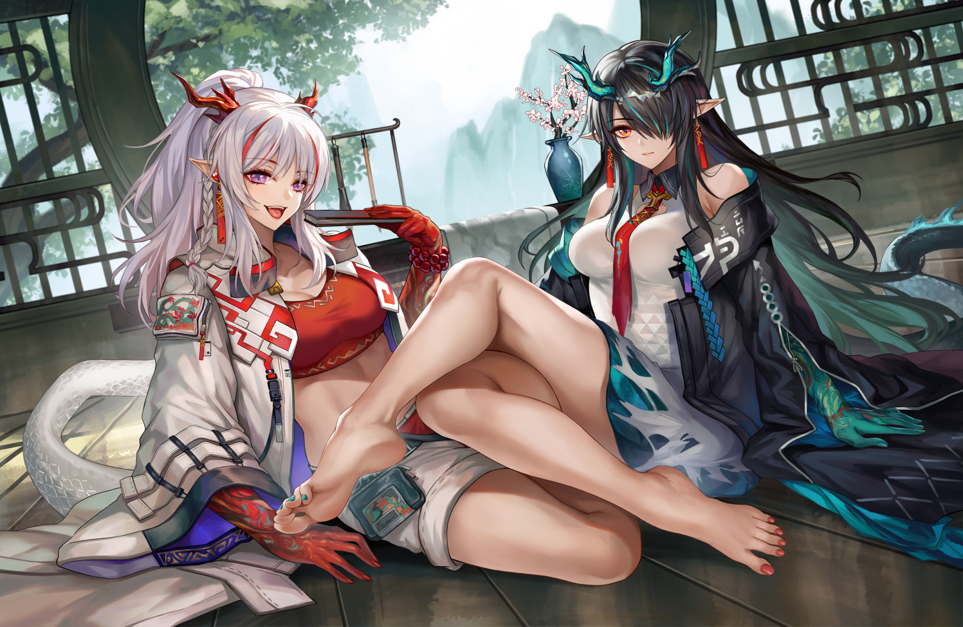 今日裸足# #明日方舟# 作者:kacyu