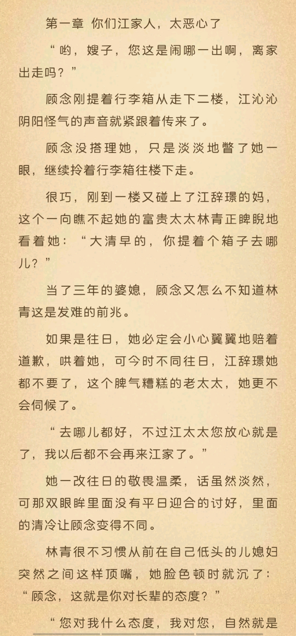 长篇小说《顾念江辞璟》完整版《顾念江辞璟江沁沁》全文在线阅读