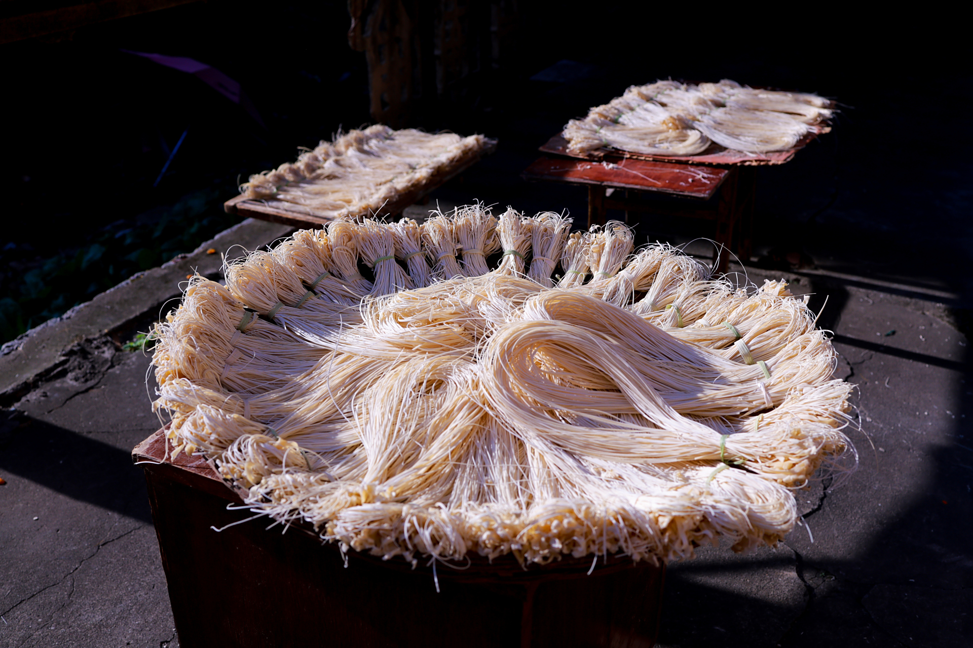 燕厦手工油面通山县九宫人家土特产