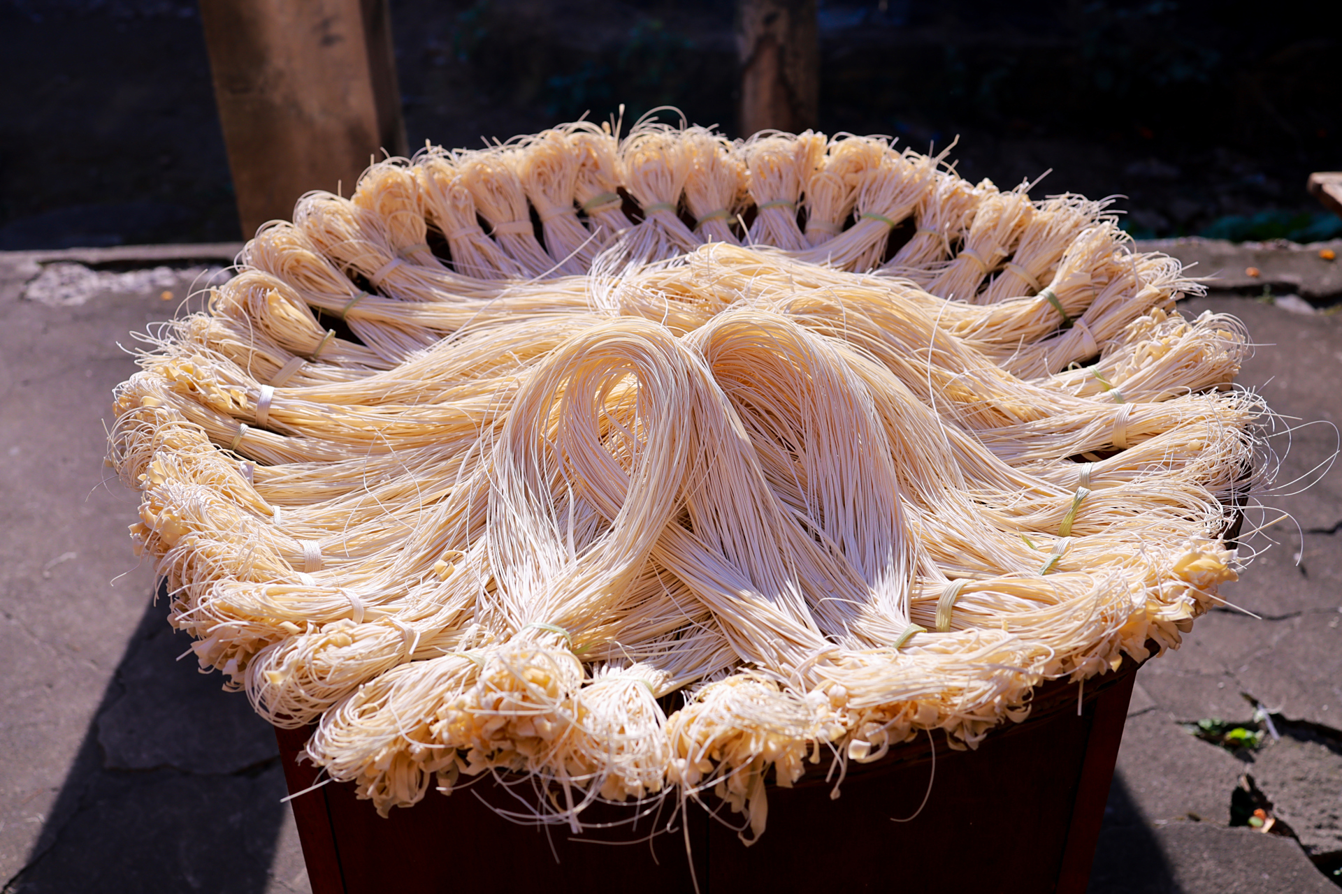 燕厦手工油面通山县九宫人家土特产