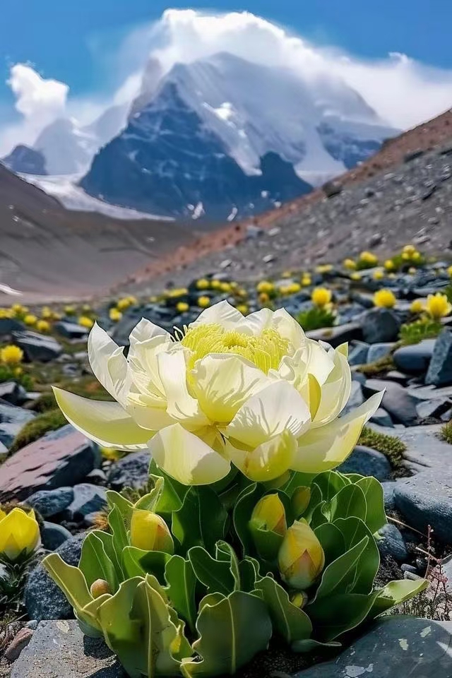 赏心悦目:天山雪莲花