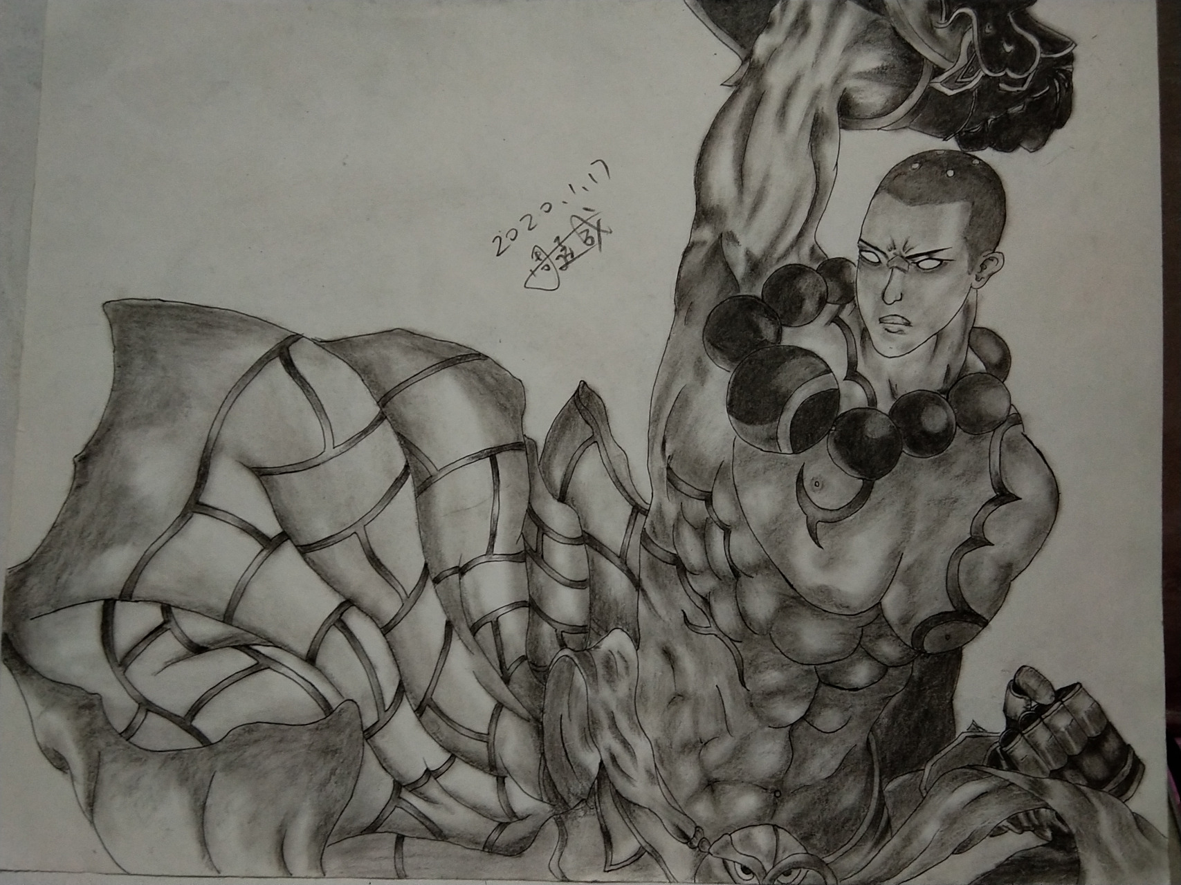 手绘王者荣耀达摩