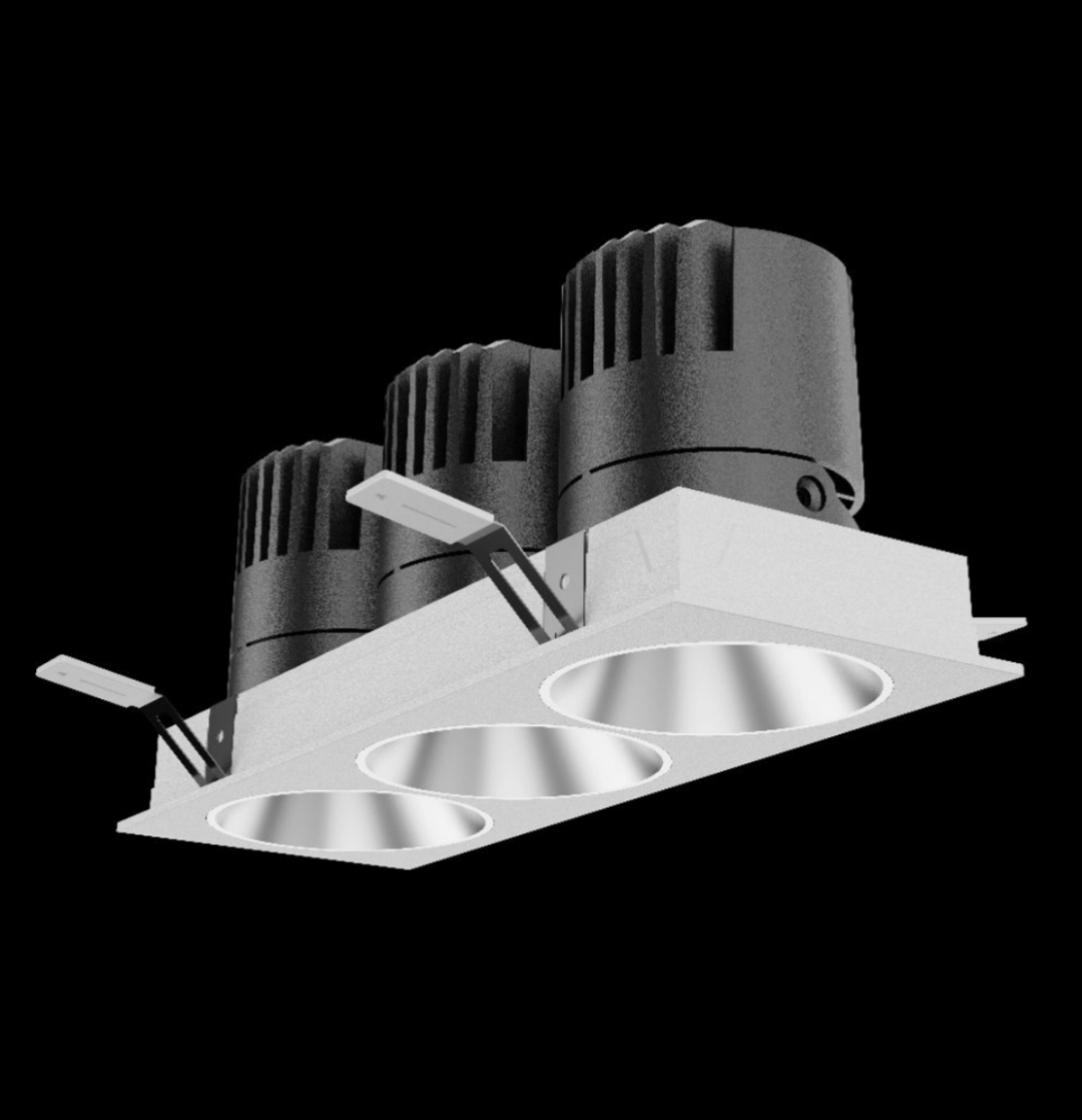 rosy61朗士照明---深防眩天花射灯,无主灯智能灯光首选!