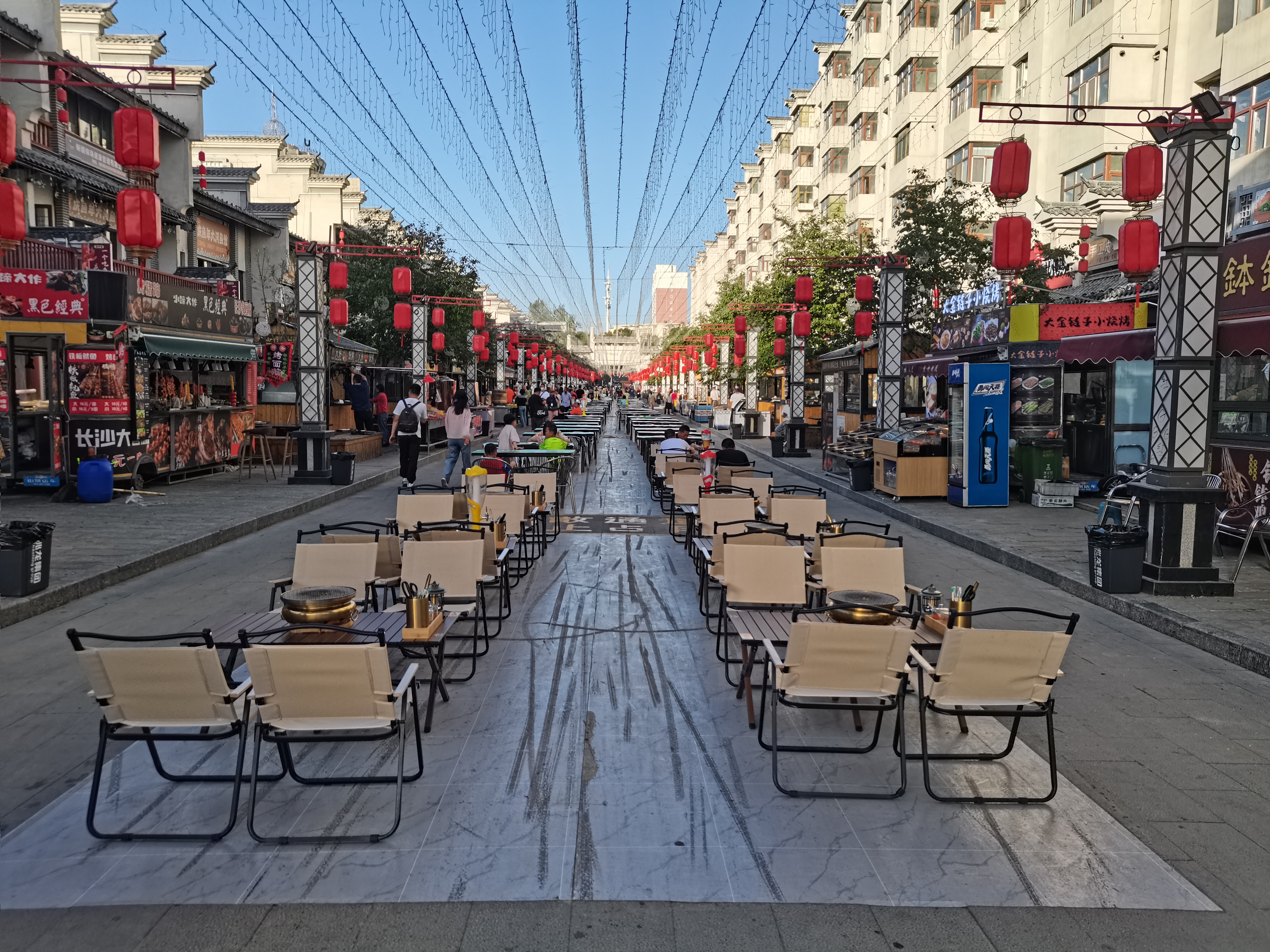 乌鲁木齐温州街夜市图片