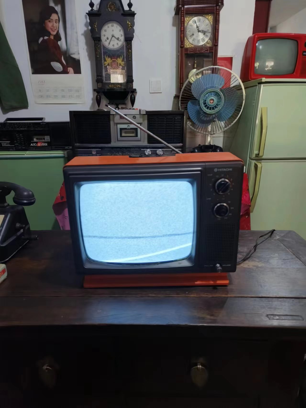 老日立黑白电视机有喜欢的吗?