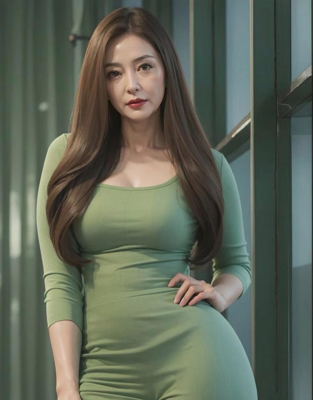 阿姨的身材微胖丰腴美丽不失优雅#性感好身材# #养眼美女# #秋日生活