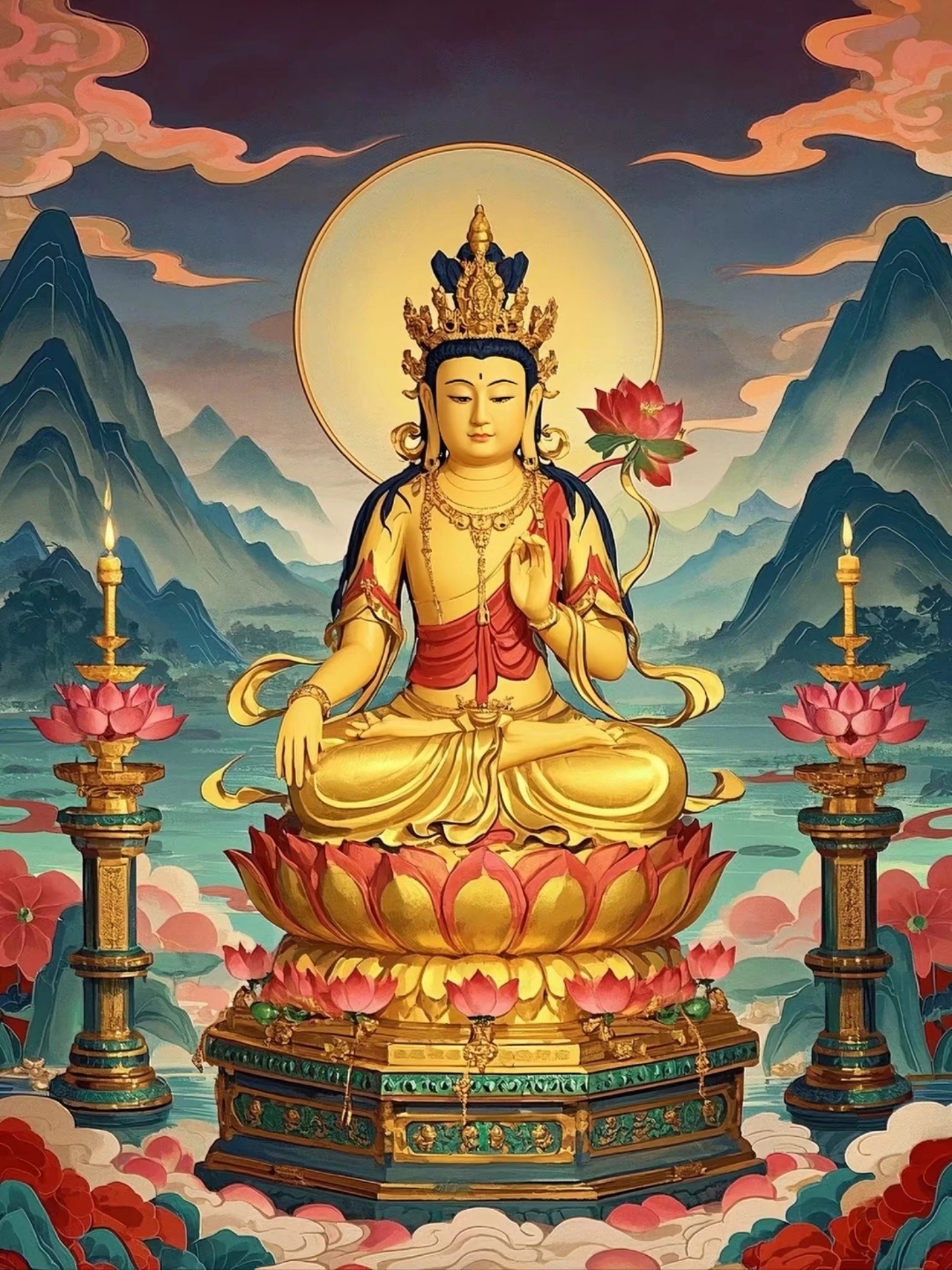 文殊菩萨##文殊菩萨加持我##菩萨保佑我