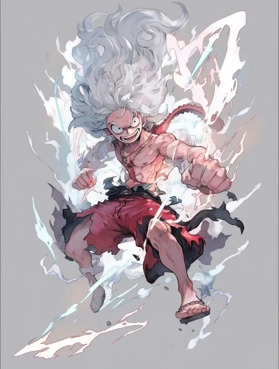 爆燃一夏路飞觉醒[打call][打call][打call]#海贼王# #动漫# #新手