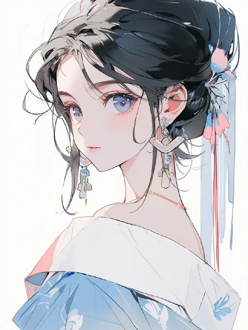 midjourney|国风马克笔插画 67#秋日生活创作季