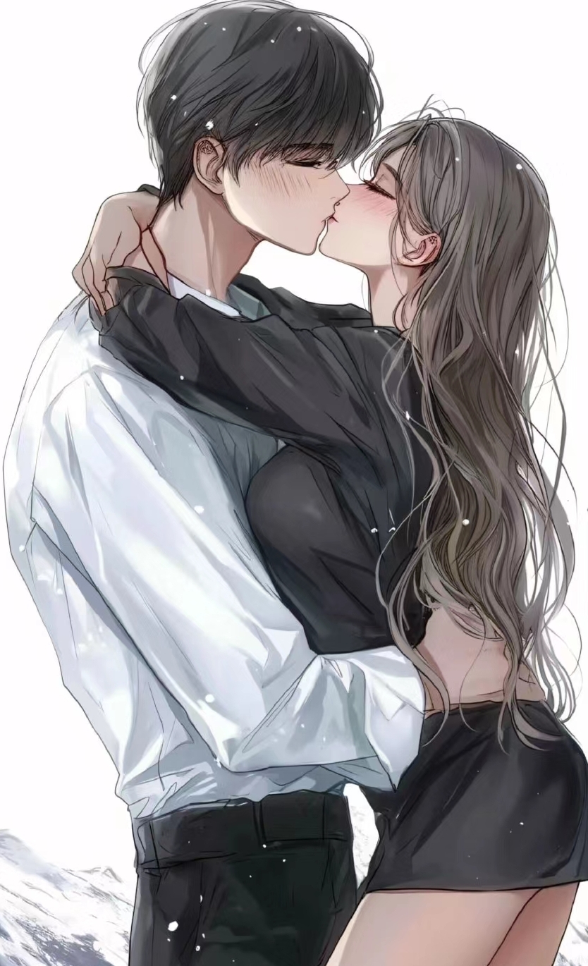 霸道总裁浪漫一吻,是冬日里最温暖的画面