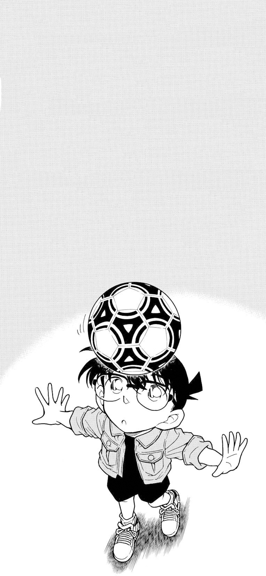 动漫壁纸# 《名侦探柯南》漫画黑白壁纸