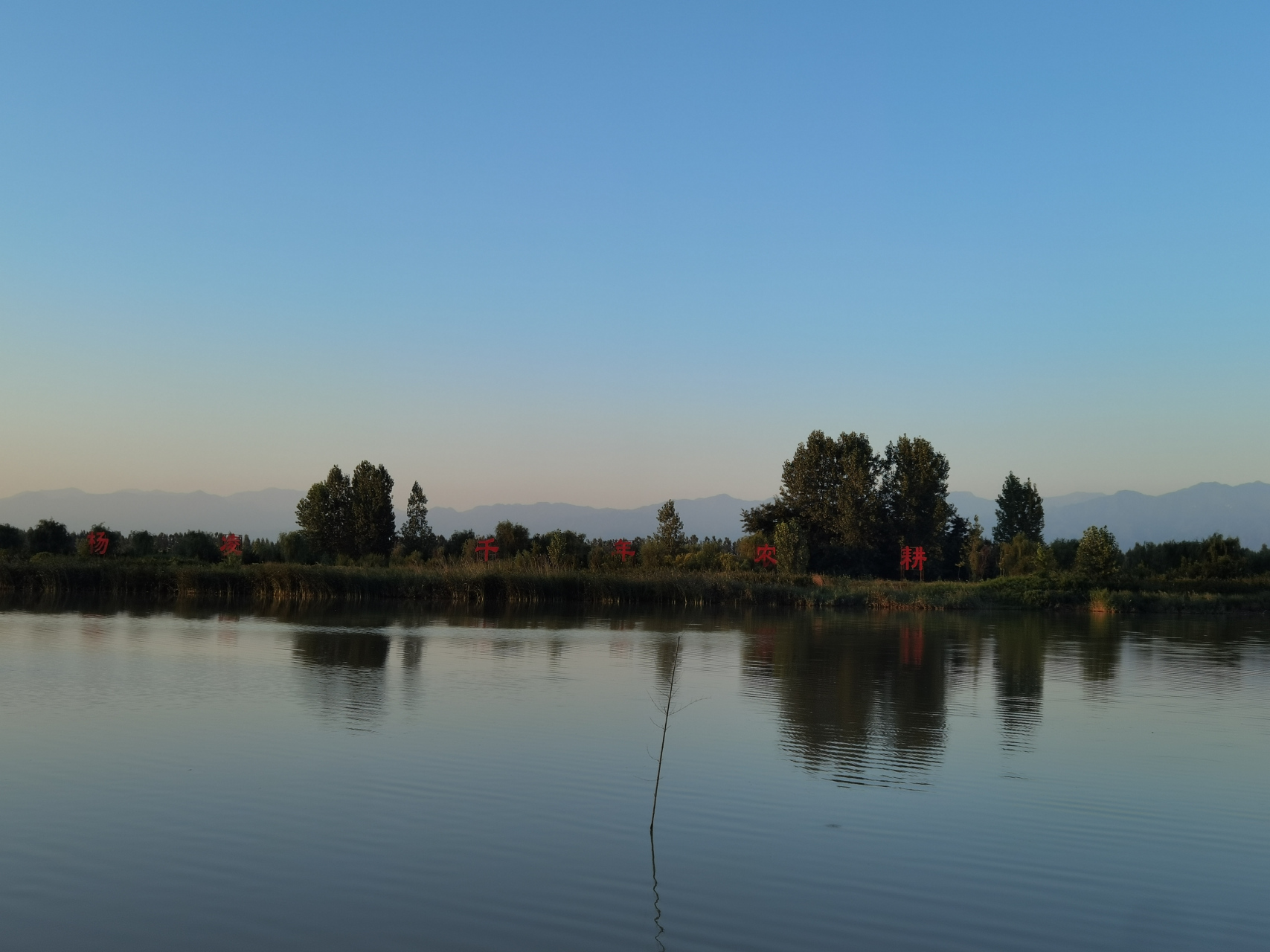 杨凌渭河湿地公园 休闲健身好地方