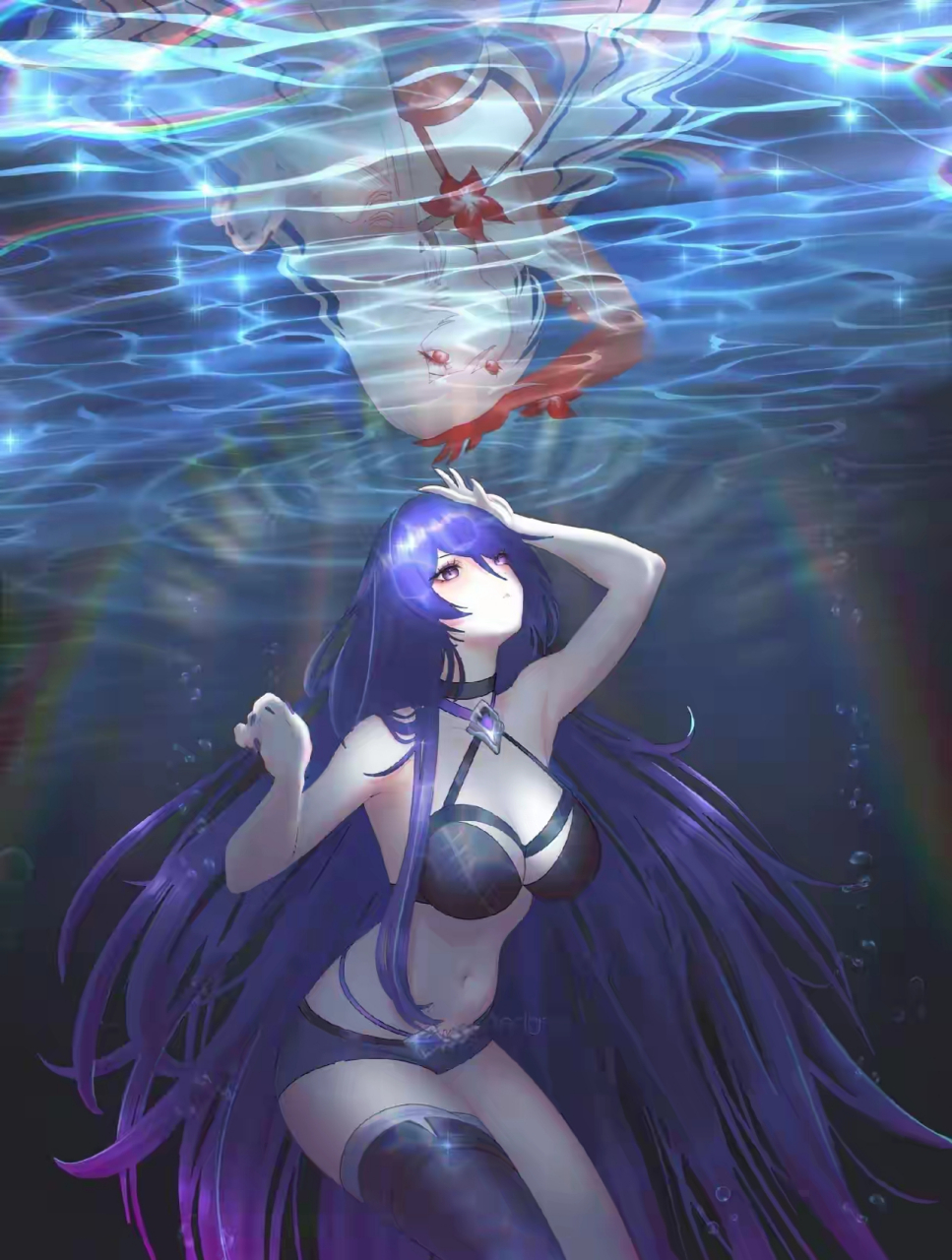 水面倒影