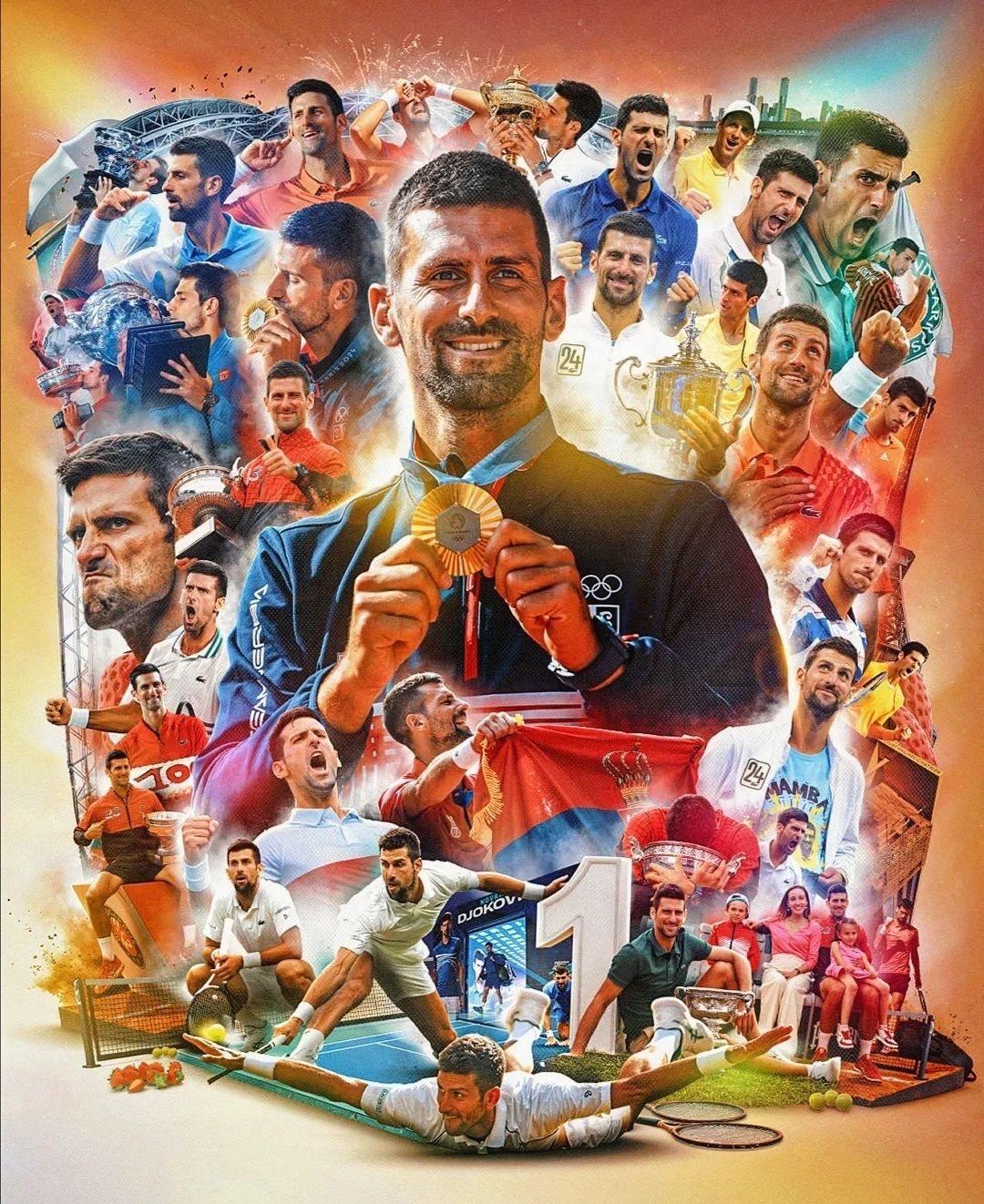 德约科维奇,毫无疑问是男子网坛最伟大最杰出的球员