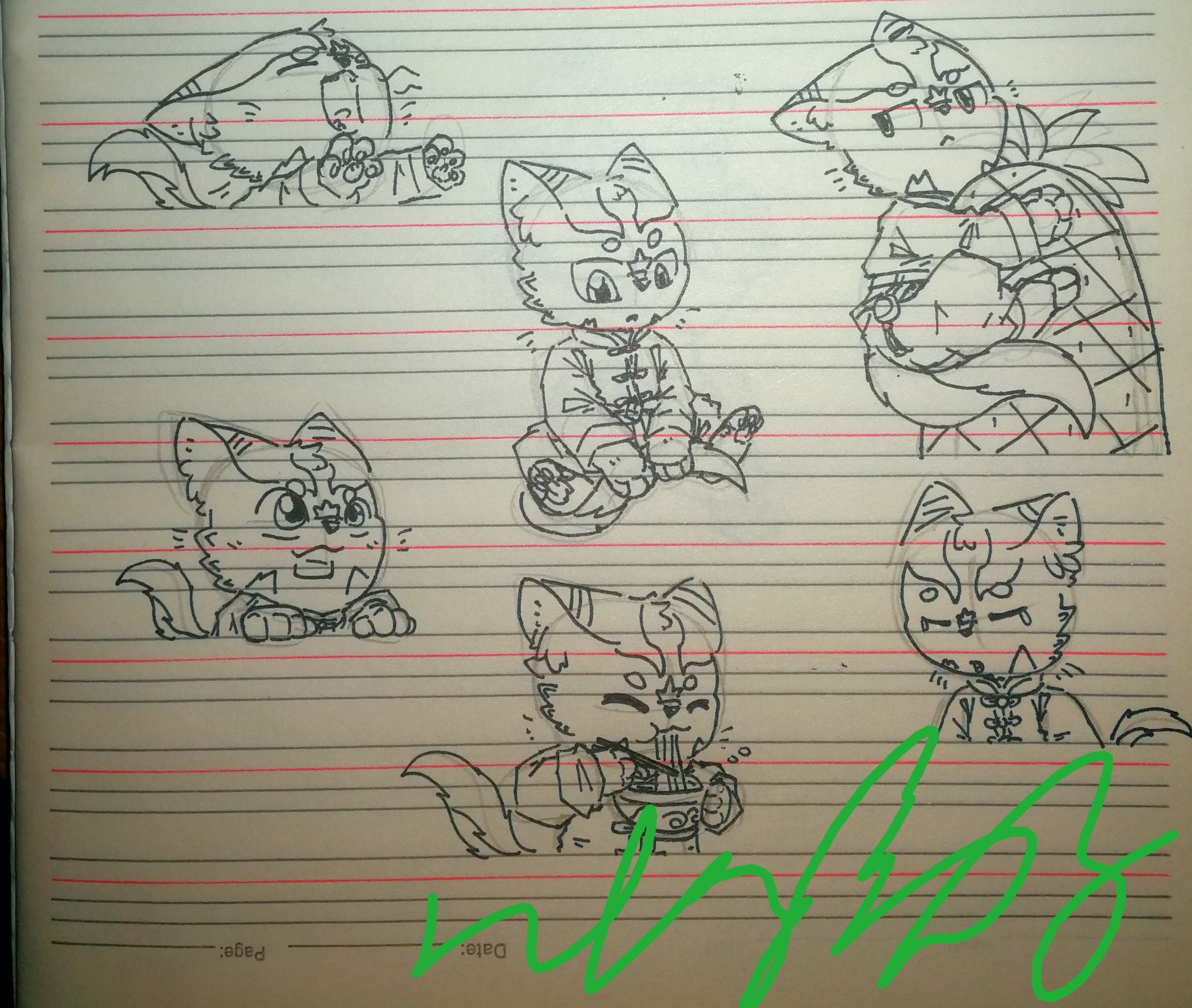 省拟猫——阿里的草稿,还不错[嘻嘻]