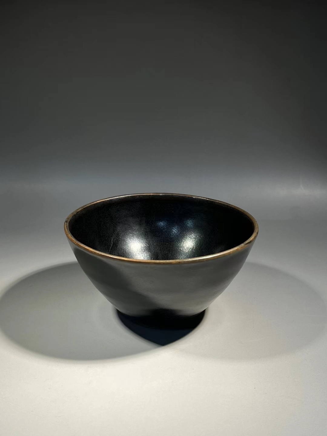 南宋 吉州窑黑釉不倒翁碗