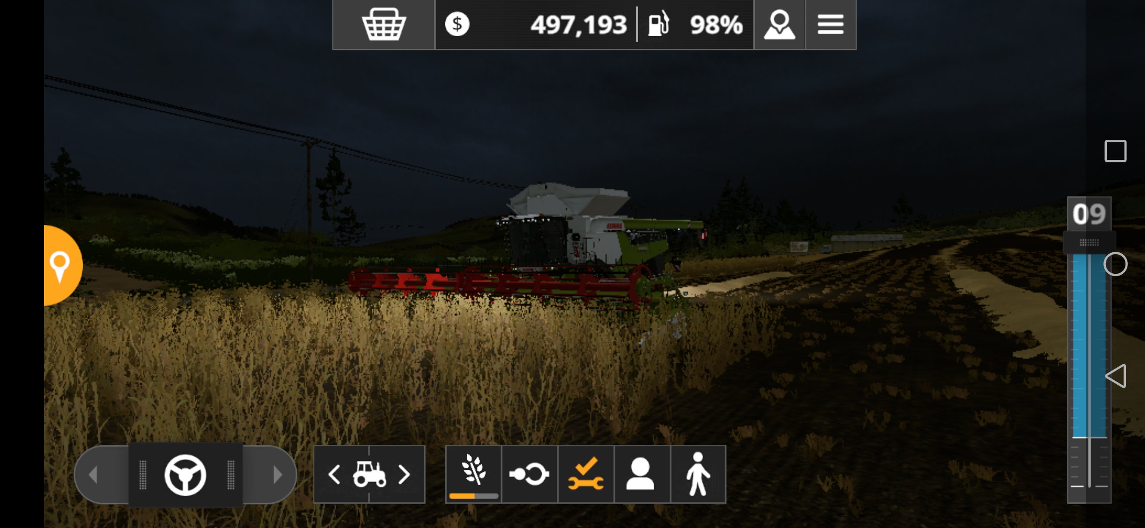 模拟农场20收割机