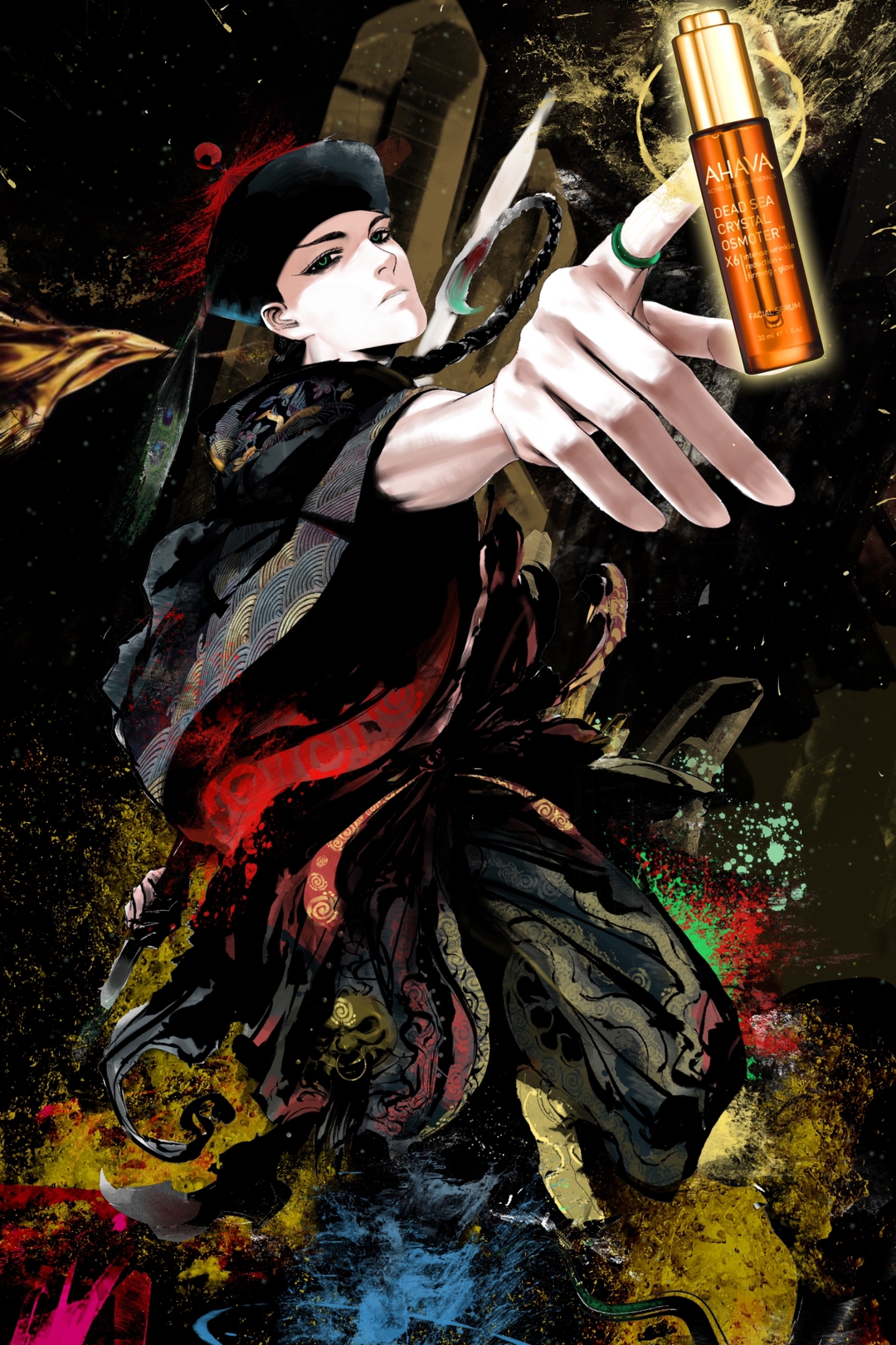 真不错 这漫画画风大胆新奇,喜欢的可以来看看哦 《谷围南亭》by墨飞