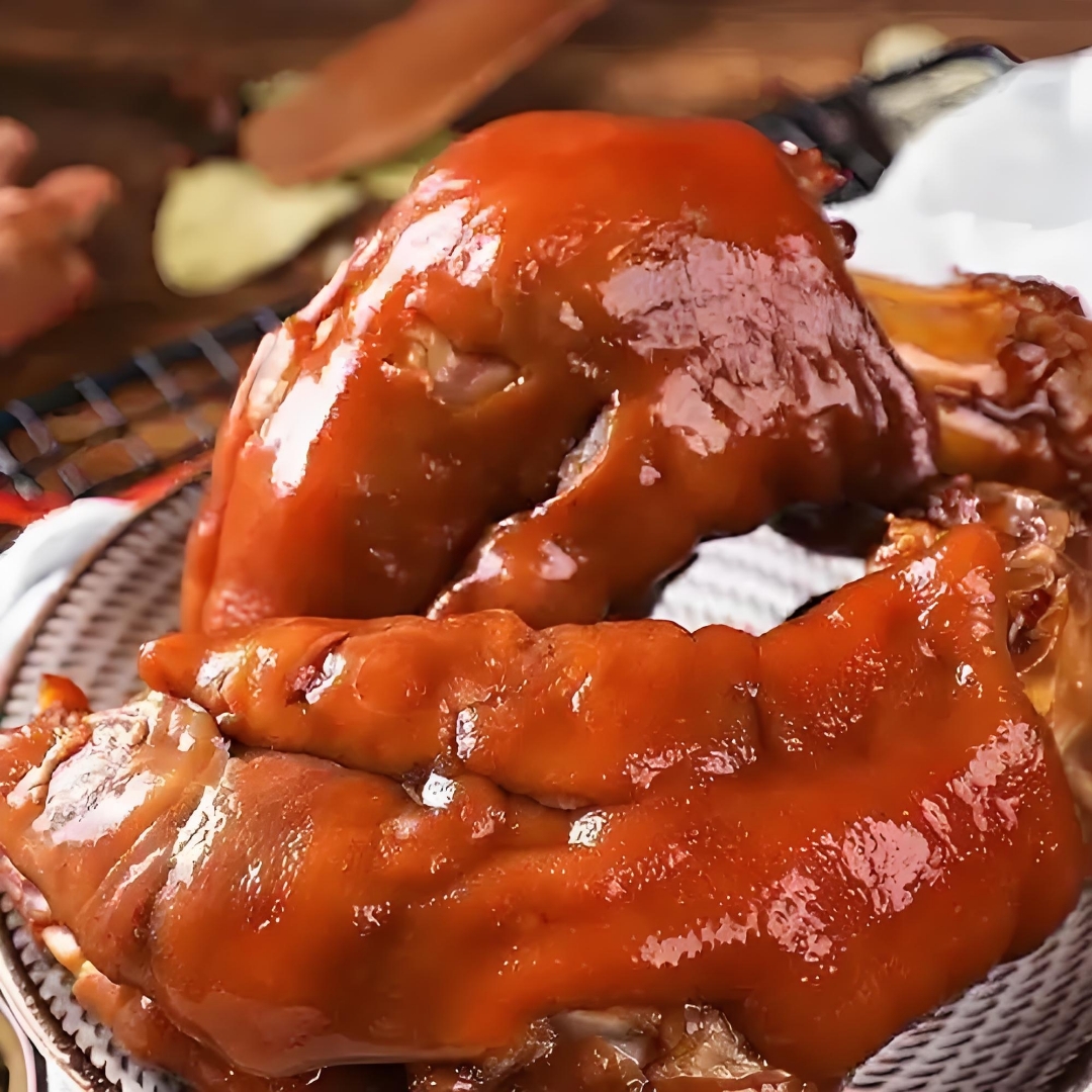 辣卤猪蹄香辣美味,胶原蛋白满满,喜欢的一起来学着做吧