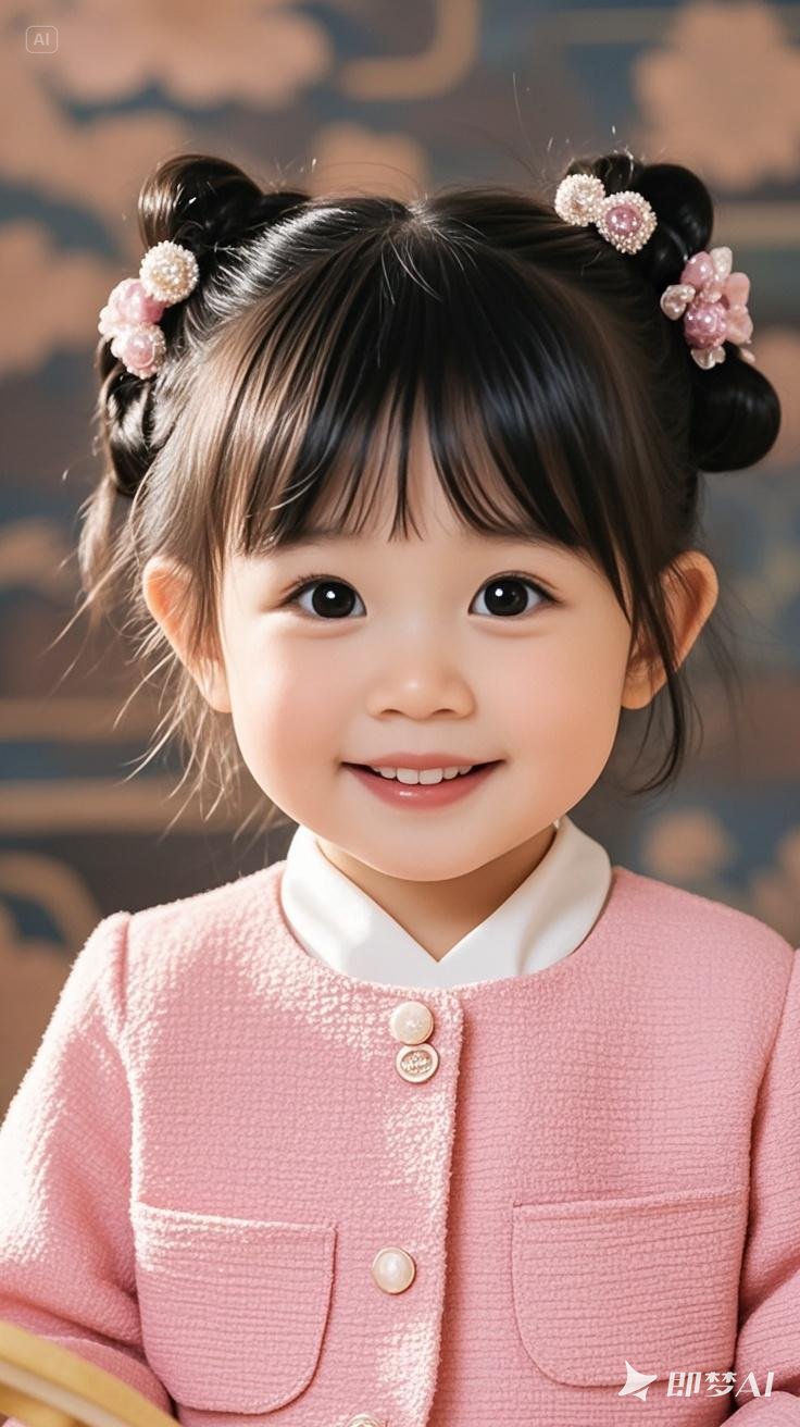 奶音甜甜喊哥哥,一摇一摆跑来,瞬间可爱的小女孩头像壁纸星期六小美女