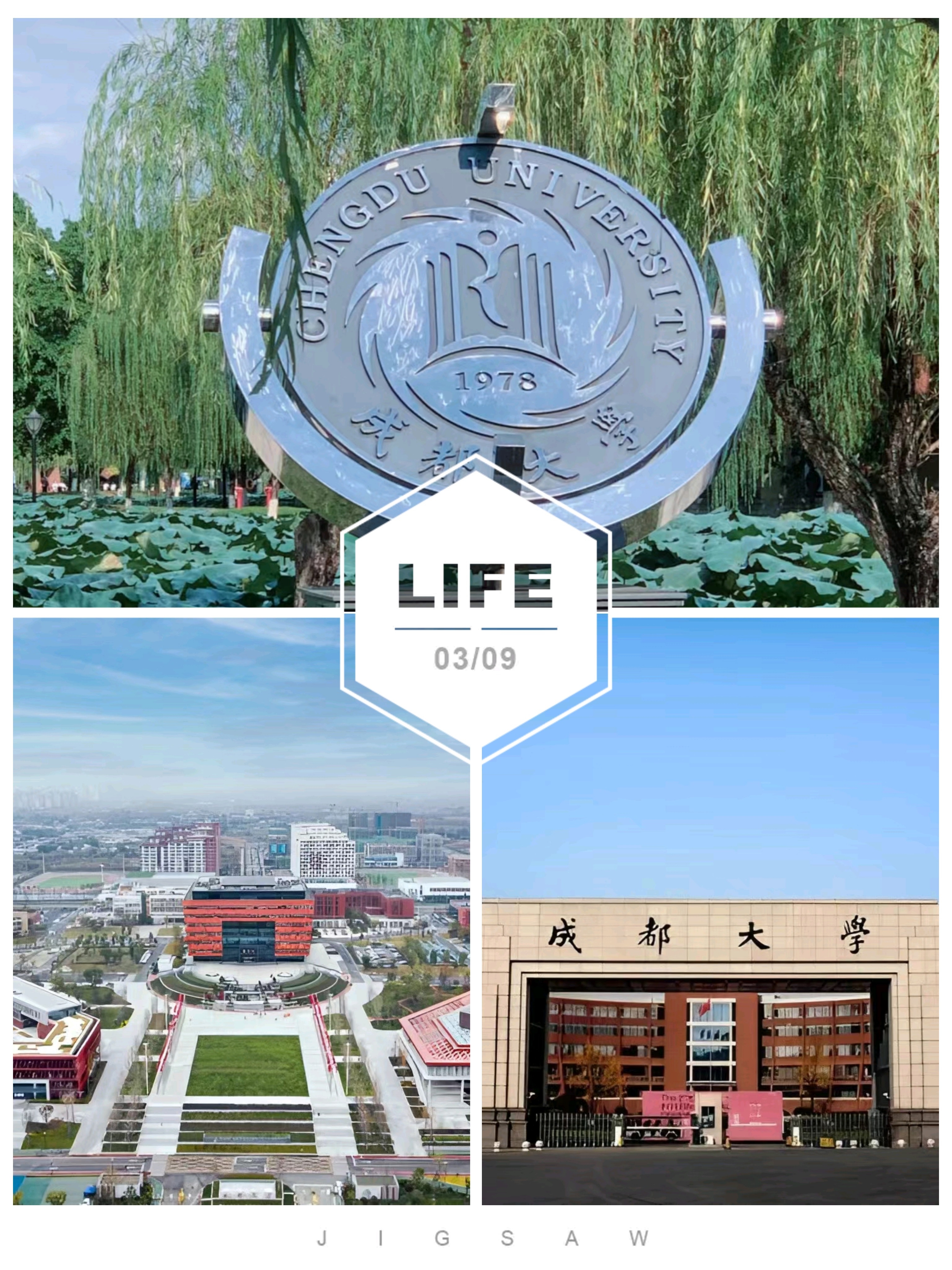 成都的大学图片