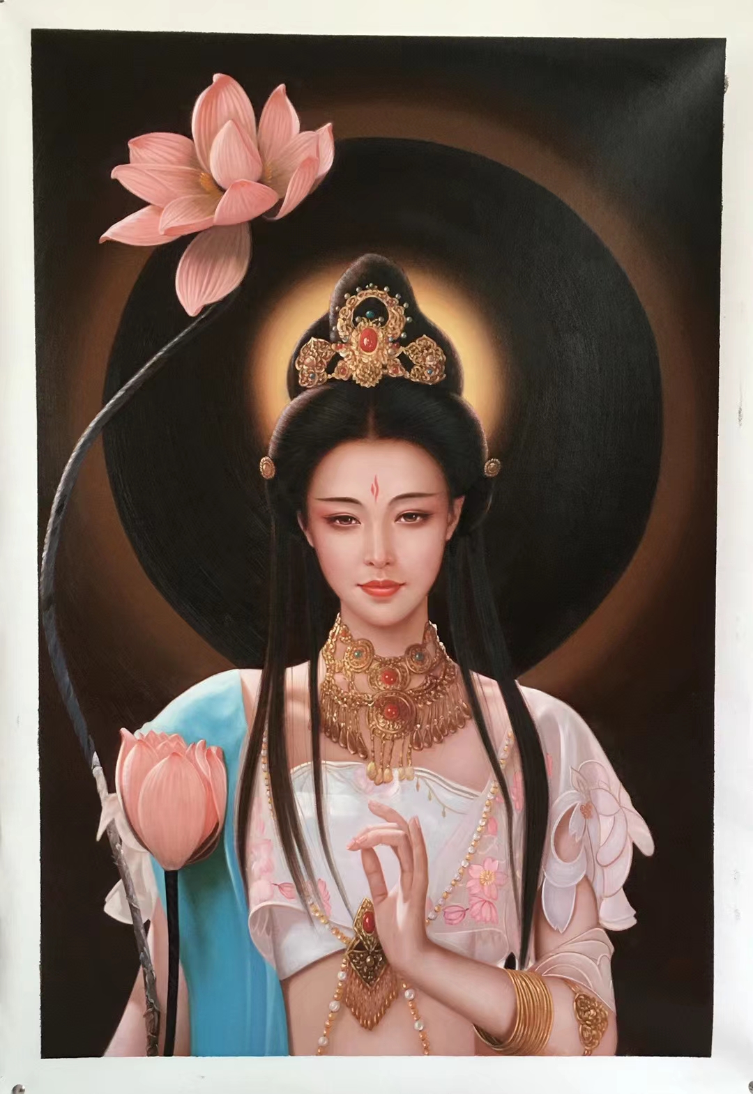 曾新伟人物油画