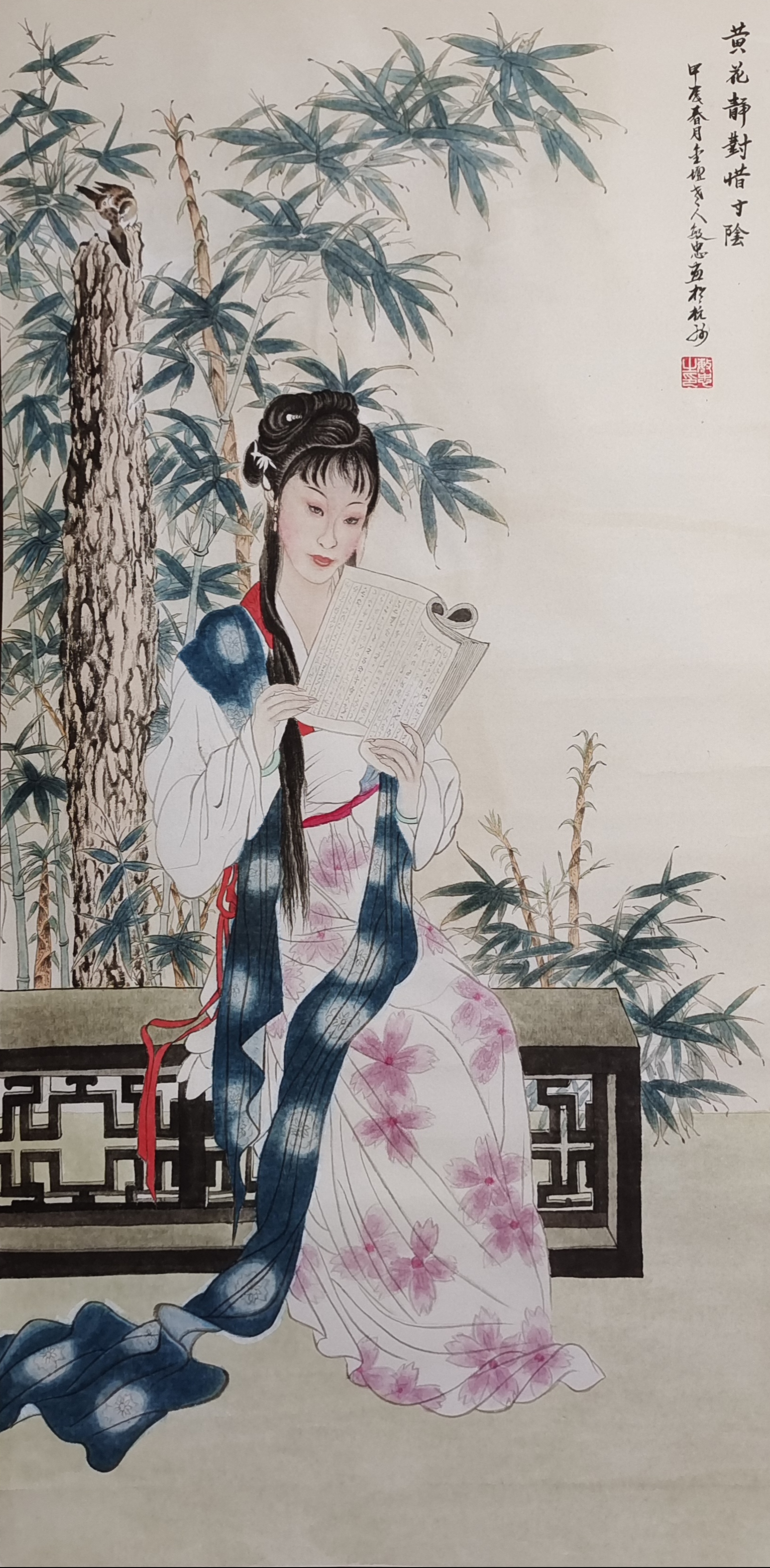 今日观画,心灵得到洗礼和思考