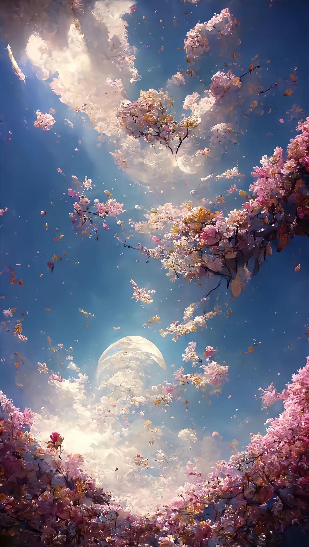 9478粉色的樱花梦境,与你在月光下邂逅7894  9494那是一