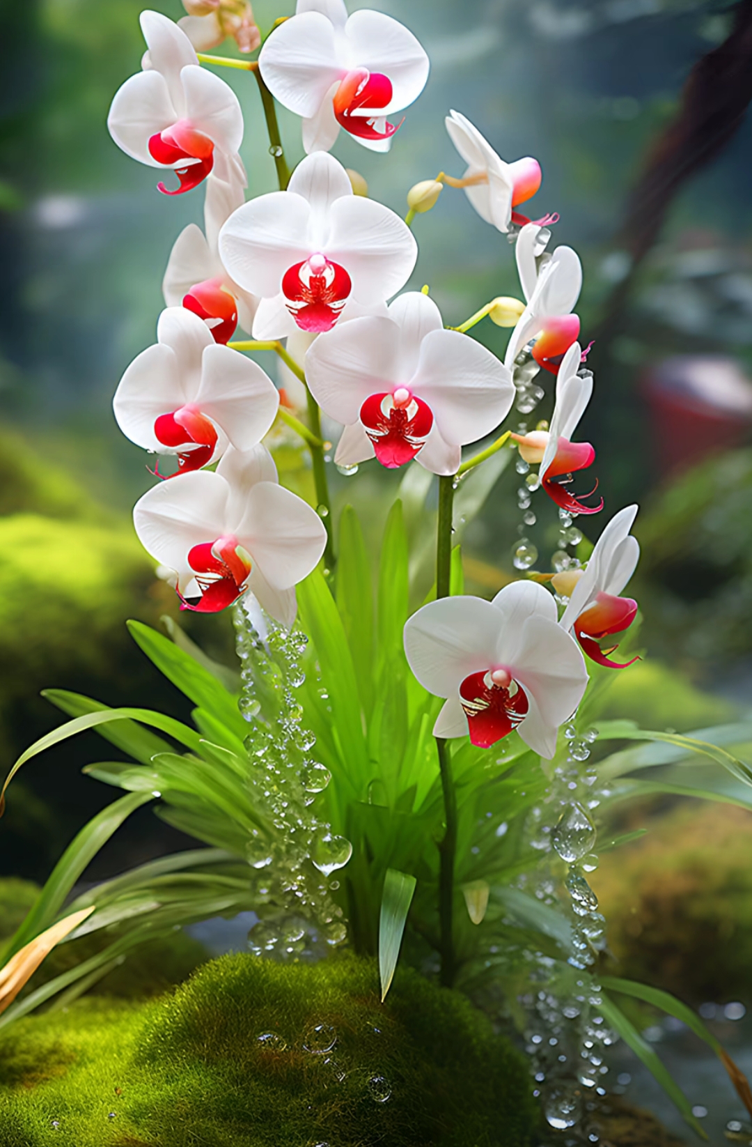 ✨绝美白色兰花,大自然的神秘魅力✨