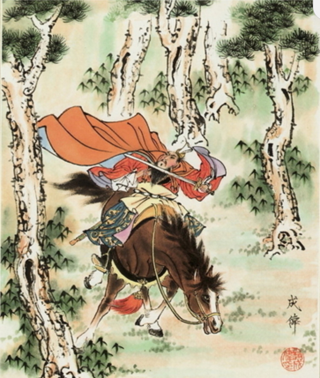 曹操潼关之战"割须弃袍"沦为笑谈 只听西凉大军喊道:"那个穿红袍的是