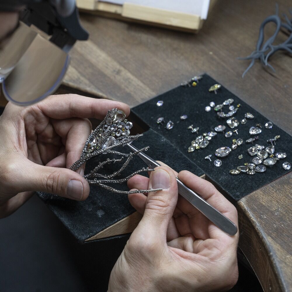 这些珠宝的美(527):中国台湾设计师cindychao 这套作品用沙弗莱石